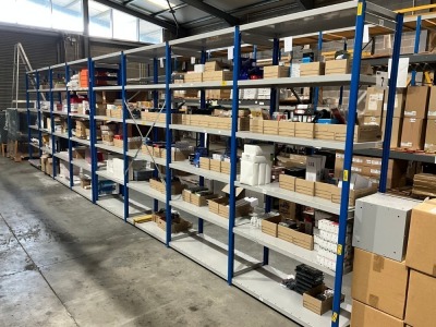 APPROX. 8No. BAYS OF METAL SHELVING