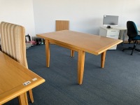 4000mm CONFERENCE TABLE, 11No. HIGH BACK CHAIRS & 1000mm TABLE EXTENSION - 10