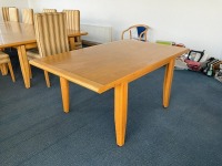 4000mm CONFERENCE TABLE, 11No. HIGH BACK CHAIRS & 1000mm TABLE EXTENSION - 12