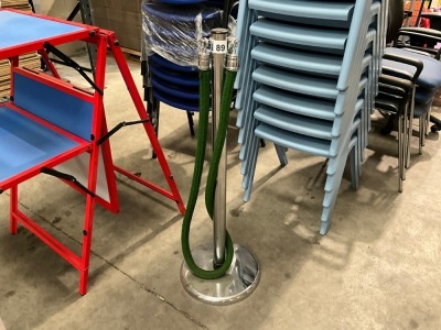 1No. CROWD CONTROL STANCHION & 1No. ROPE