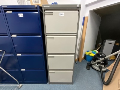 ESCOLINE FOUR DRAWER FILING CABINET