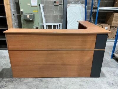 L SHAPE RECEPTION DESK
