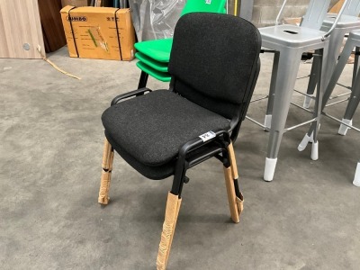 2No. UNUSED MEETING CHAIRS