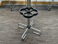 CHROME COAT & UMBRELLA STAND - 2