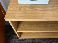 TWO TIER DESK HEIGHT BOOKCASE - 2