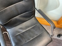 2No. RS LEATHER FACED MEETING CHAIRS - 4