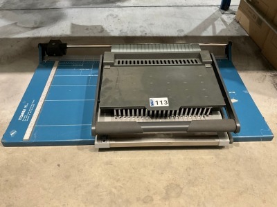 LARGE DAHLE GUILLOTINE & ACCO MULTIBIND