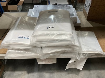 APPROX. 1000No. 16x34 CLEAR STICK BAGS