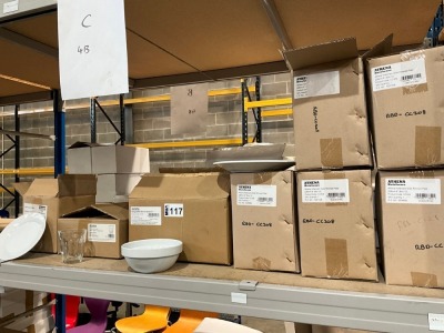8No.BOXES OF UNUSED TABLEWARE/ CROCKERY