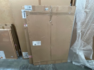 2No. UNUSED NOBO 1200x900mm WHITEBOARDS & 1200x900mm NOTICEBOARD RED