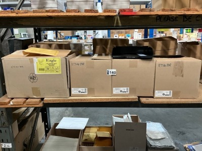 APPROX. 15No. UNUSED BLACK LETTER TRAYS & AIR PADDED ENVELOPES