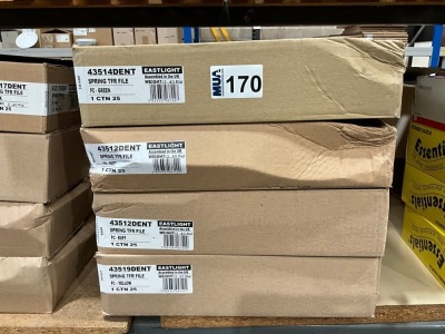 APPROX. 100No. UNUSED EASTLIGHT ASSORTED SPRING TFR FILES