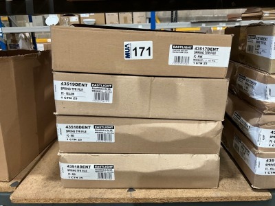 APPROX. 100No. UNUSED EASTLIGHT ASSORTED SPRING TFR FILES