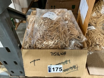 LARGE QUANTITY OF UNUSED ASSORTED RUBBER BANDS