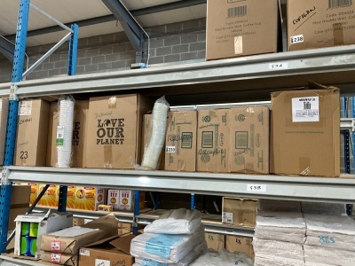 LARGE QUANTITY 12oz CUP LIDS, DOUBLE WALL CUPS & DOME LIDS