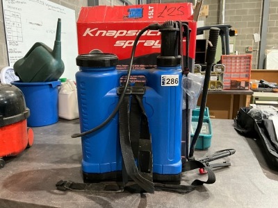 KNAPSAK 15LT BACK SPRAYER