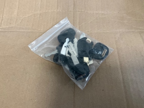 UNUSED 12PC EQUIPMENT MASTER KEY SET TO SUIT VARIOUS MACHINES