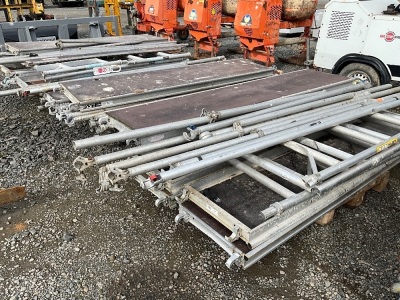 3No. PALLETS OF ASSORTED ALUMINIUM SCAFFOLDING