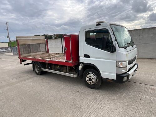 MITSUBISHI FUSO CANTER 7C15E 7.5 TON FLAT BED LORRY