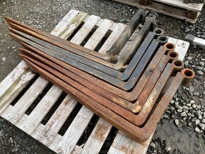 4No. SETS OF ASSORTED FORKS TO SUIT FORKLIFT & TELESCOPIC FORKLIFT