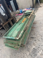 APPROX. 14ft TWIN AXLE FRASER TIPPING GRAIN TRAILER - 9