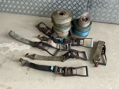 7No. RATCHETTS & 9No. STRAPS