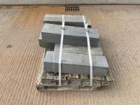 7No. ASSORTED GREY GRANITE KERBS  - 5