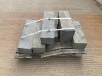 7No. ASSORTED GREY GRANITE KERBS  - 8