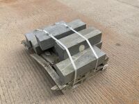 7No. ASSORTED GREY GRANITE KERBS  - 10