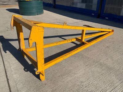 APPROX. 12ft TRUSS JIB TO SUIT JCB TELESCOPIC FORKLIFT & 4LEGGED BROTHER LIFTING CHAINS