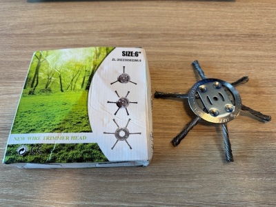 UNUSED SIZE 6 WIRE TRIMMER HEAD