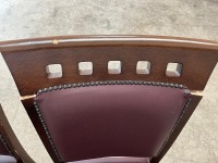 2No. HIGH BACK DINING CHAIRS - 3
