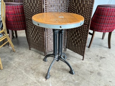 ROUND DRINKS TABLE 4 WAY 600mm
