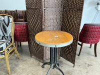 ROUND DRINKS TABLE 4 WAY 600mm - 4