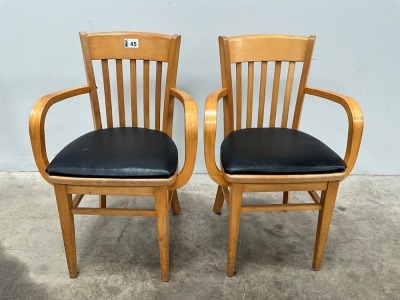 2No. DINING CHAIRS
