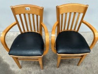 2No. DINING CHAIRS - 2