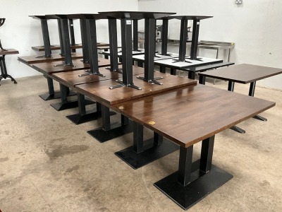 APPROX. 10No. RECTANGULAR DINING TABLES