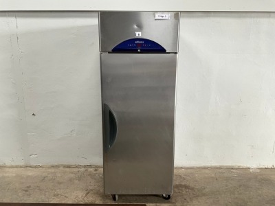 WILLIAMS SINGLE DOOR UPRIGHT STAINLESS STEEL FRIDGE MG1TSS