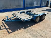 APPROX. 12ft x 6ft TWIN AXLE CAR TRANSPORTER TRAILER - 3