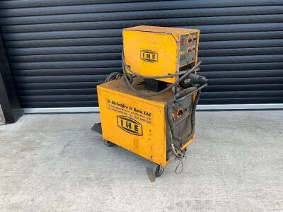 INE MM 382 3 PHASE MIG WELDER & POWER FEED