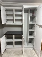 GREY SHAKER PAINTED UTILITY LAUNDRY UNITS - 4