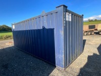 APPROX. 20ft x 10ft ANTI VANDAL SITE OFFICE (BLUE) - 4