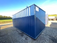 APPROX. 20ft x 10ft ANTI VANDAL SITE OFFICE (BLUE) - 5