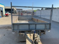  IFOR WILLIAMS APPROX. 14FT X 6FT7" 3.5 TON TWIN AXLE DROPSIDE PLANT TRAILER - 2