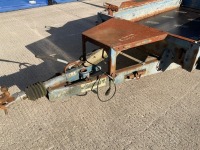 IFOR WILLIAMS APPROX 8FT X 4FT 2.7 TONTWIN AXLE PLANT TRAILER - 4