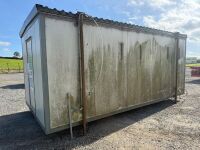 APPROX. 18ft x 9ft STEEL CLAD OPEN PLAN SITE OFFICE - 5