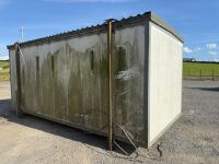 APPROX. 18ft x 9ft STEEL CLAD OPEN PLAN SITE OFFICE - 6