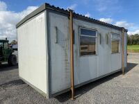APPROX. 18ft x 9ft STEEL CLAD OPEN PLAN SITE OFFICE - 7