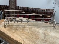 CHROME 2 TIER WALL COAT & STORAGE RACK - 3
