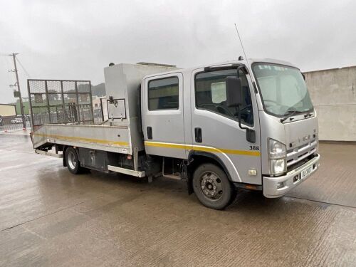 ISUZU EURO 5 7.5 TON CREW CAB BEAVERTAIL PLANT LORRY